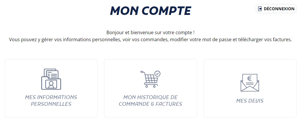 Compte client